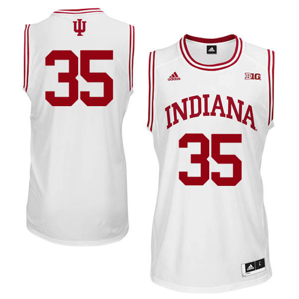 Men Indiana Hoosiers #35 George McGinnis College Basketball Jerseys Sale-White